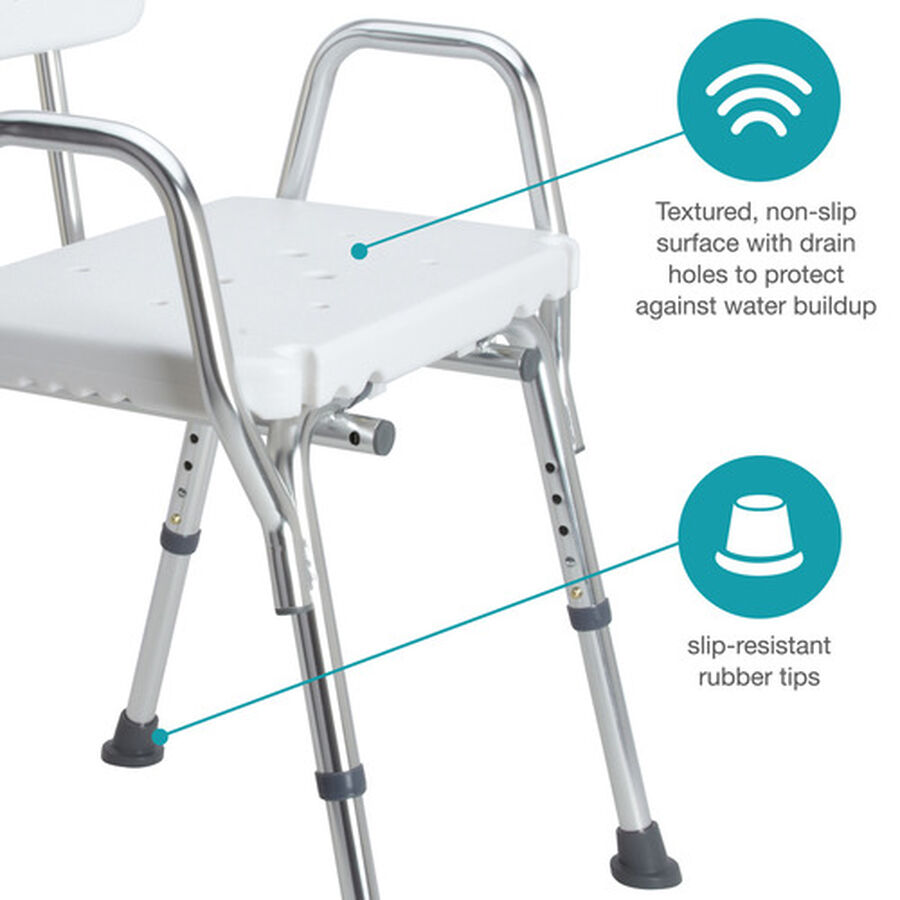DMI&reg; Heavy Duty Bath and Shower Chair, , large image number 1