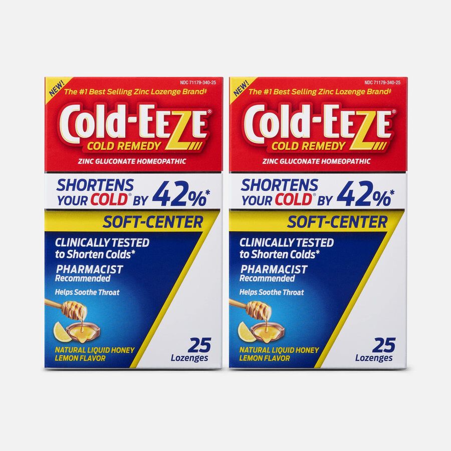 Cold-EEZE Soft-Center Liquid Honey Lozenges, 25 ct. (2-Pack), , large image number 0