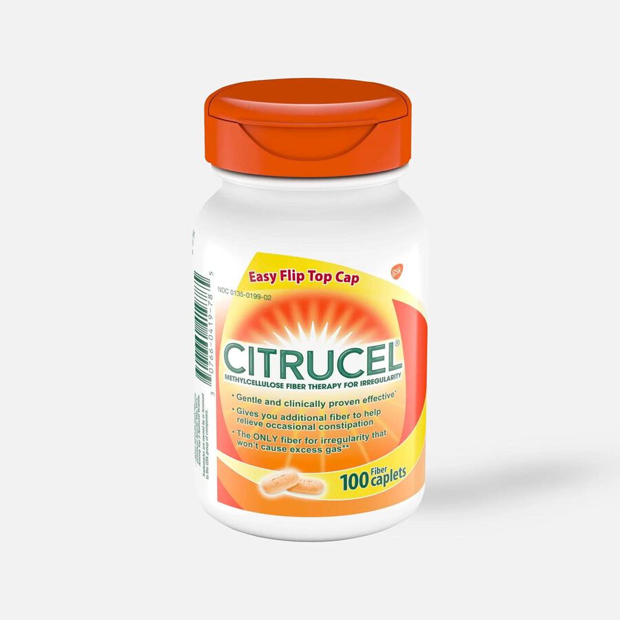Citrucel Caplets Fiber Therapy For Occasional Constipation Relief, 100 ct., , large image number 0