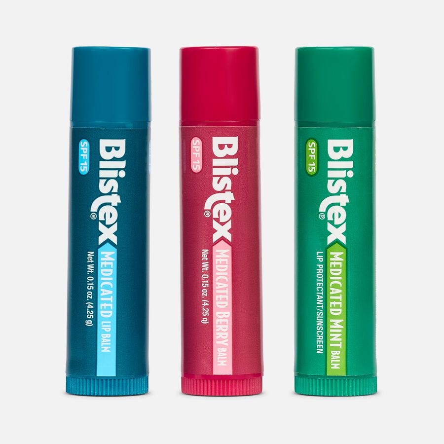 Blistex Assorted Medicated Lip Balm - 3 Pack, , large image number 2