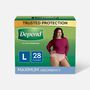 Depend FIT-FLEX Underwear, Maximum Absorbency, Large, 28 ct., , large image number 0