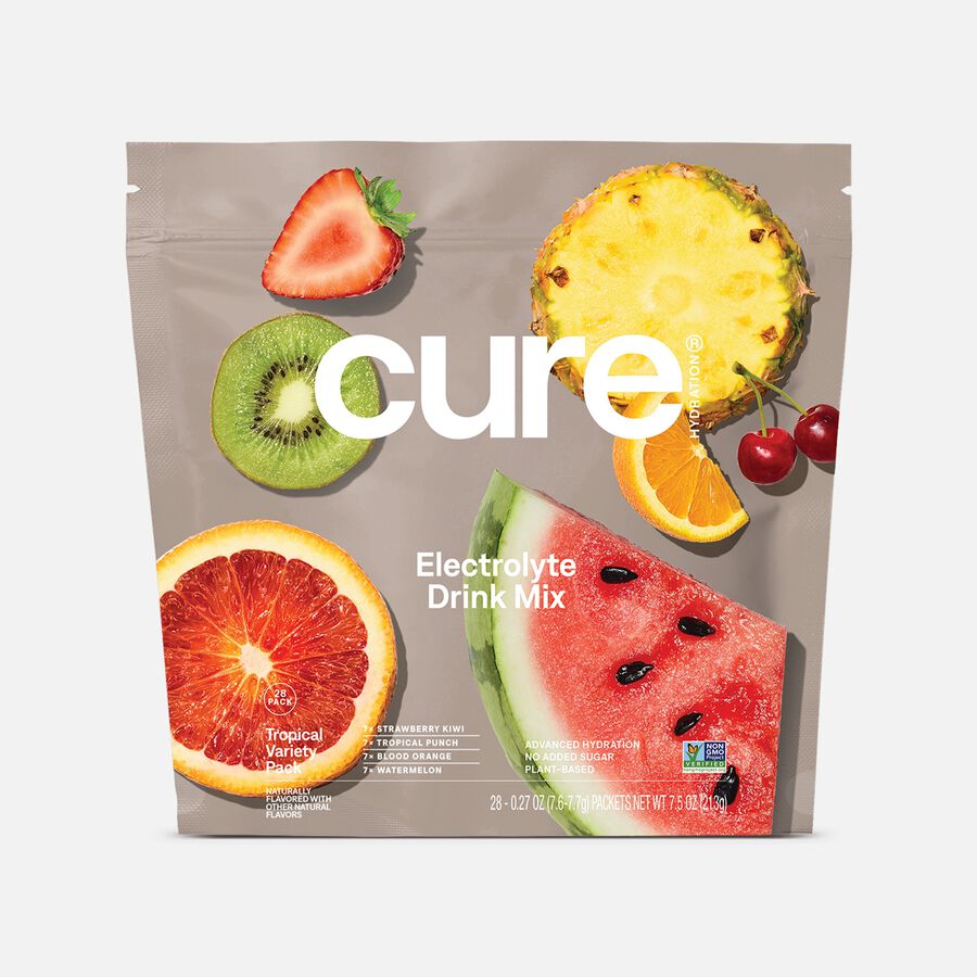 Cure Hydrating Electrolyte Drink Mix Pouches, 28 ct., , large image number 0