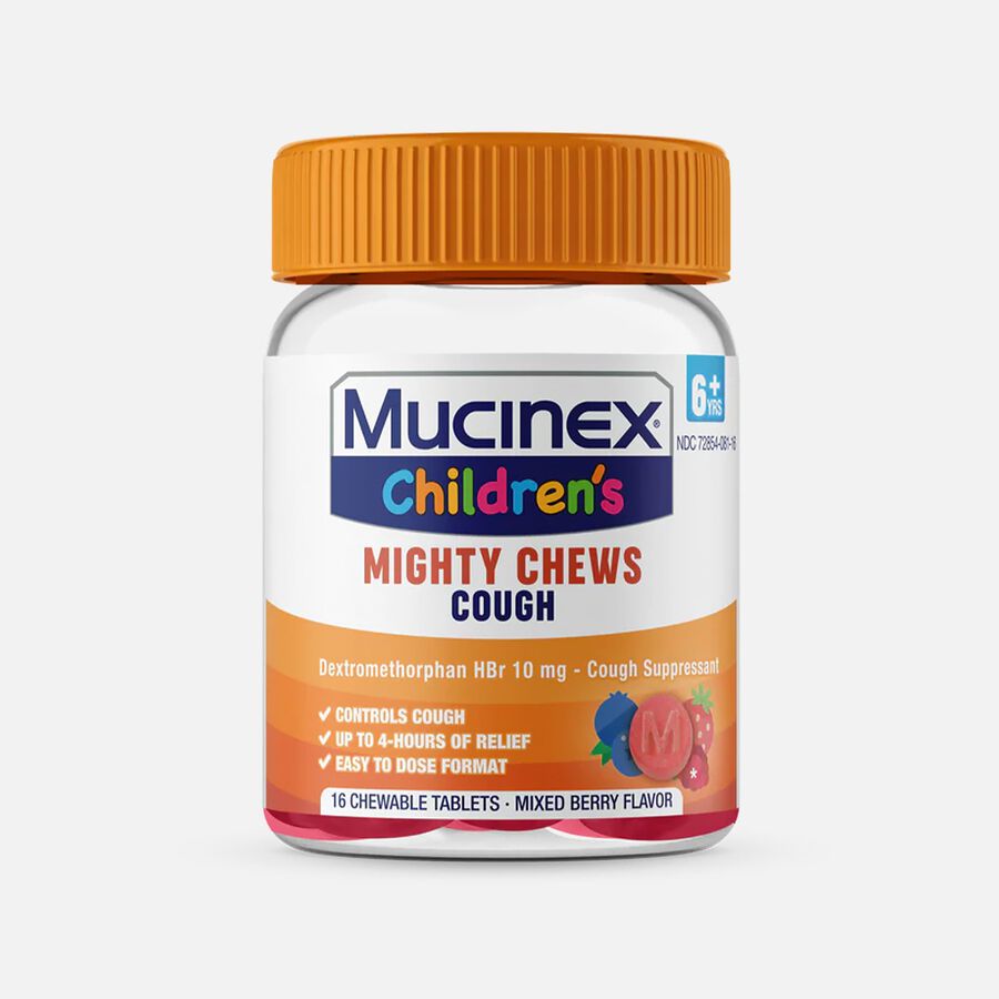 Mucinex Children's Mighty Chews, Daytime Cough, 16 ct., , large image number 0