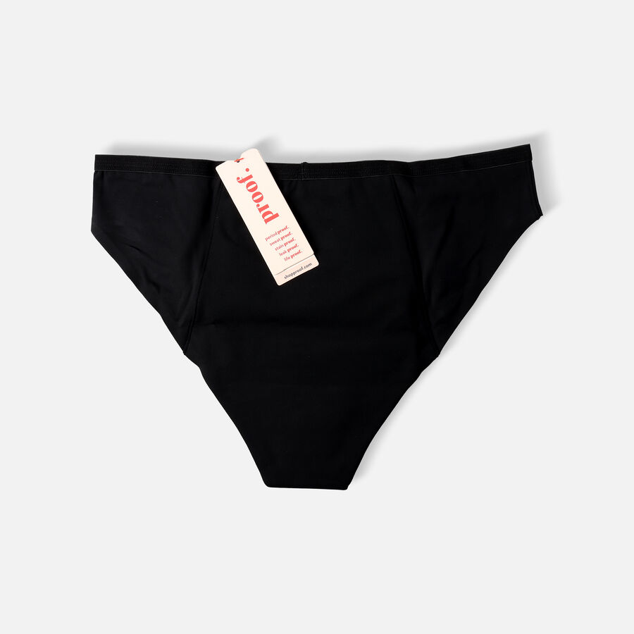 Proof® Leak & Period Underwear - Bikini (4 Tampons/8 tsps), Black, large image number 5