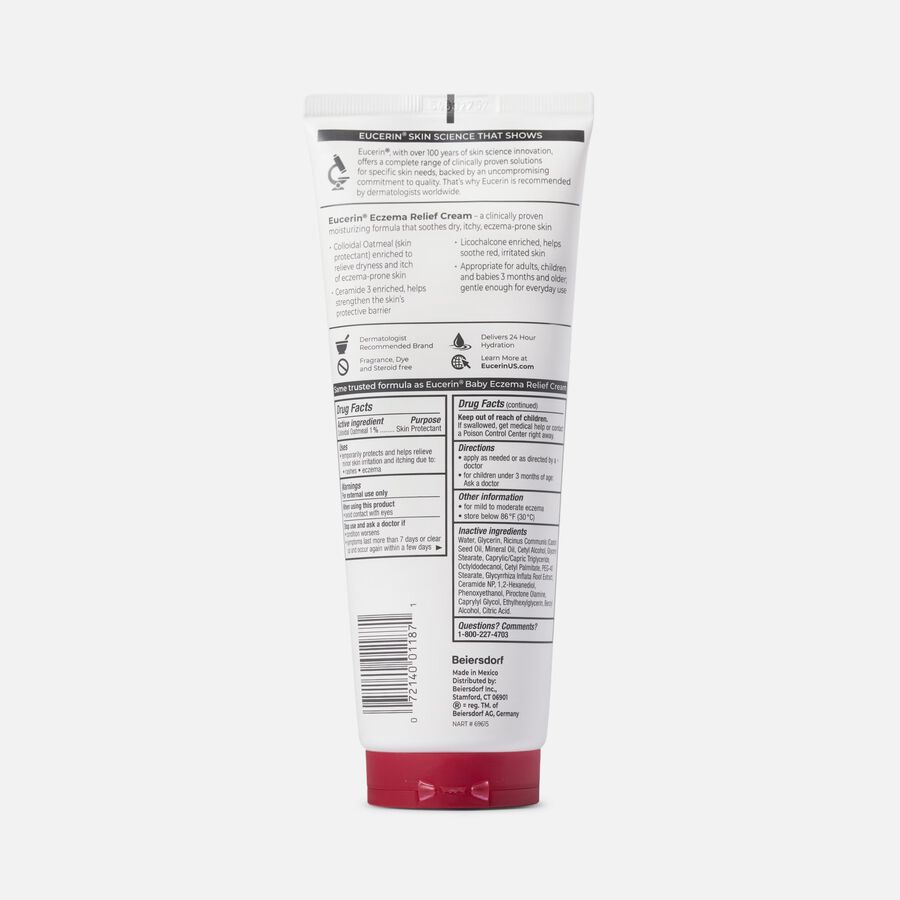 Eucerin Eczema Relief Body Cream, 8 oz., , large image number 1