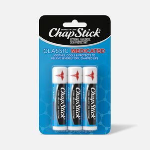 Chapstick Medicated, 0.15 oz, 3 Pack