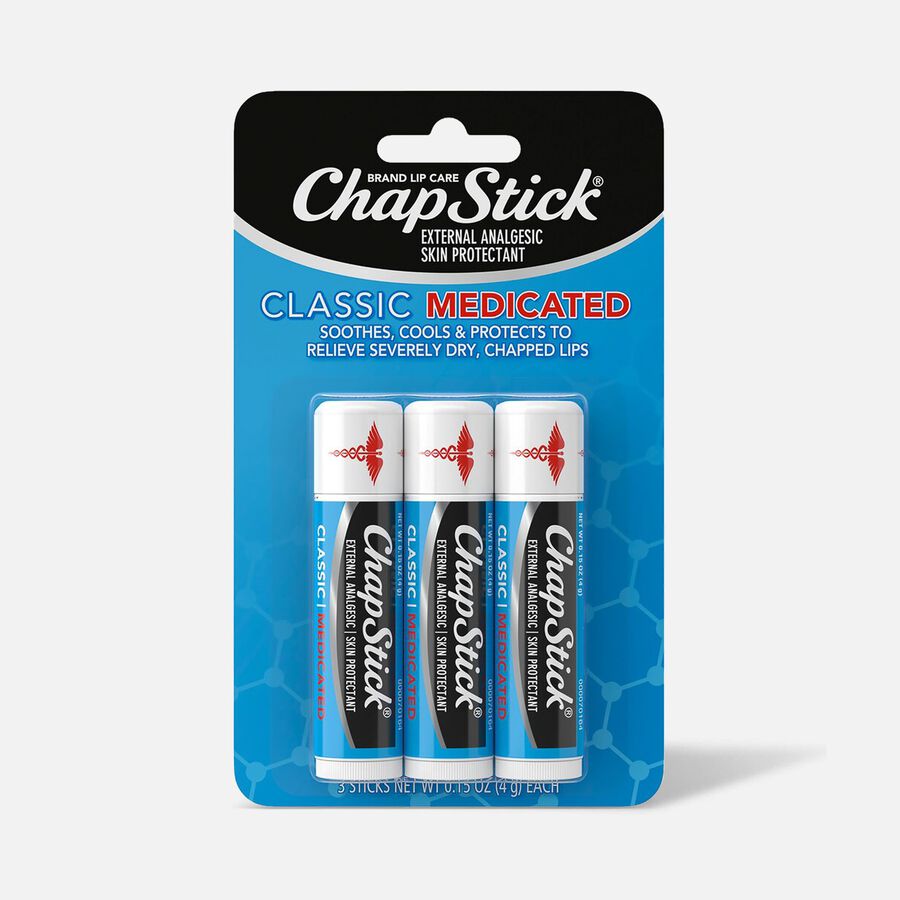 Chapstick Medicated, 0.15 oz, 3 Pack, , large image number 0