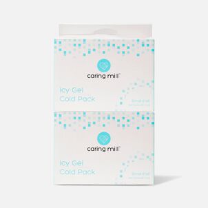 Caring Mill® Icy Gel Cold Pack - Small 6" x 6" (2-Pack)