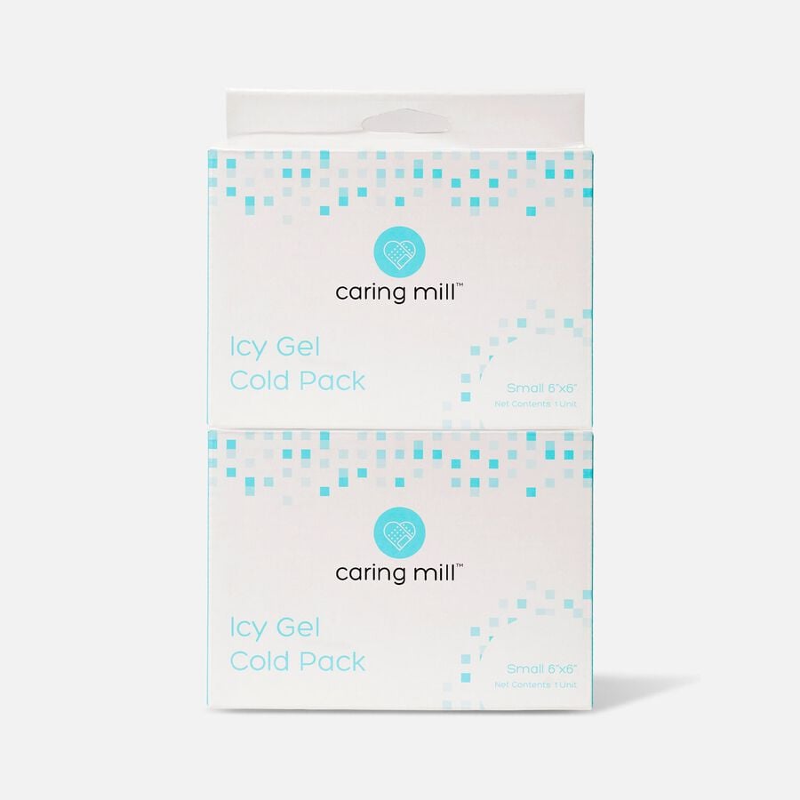 Caring Mill® Icy Gel Cold Pack - Small 6" x 6" (2-Pack), , large image number 0