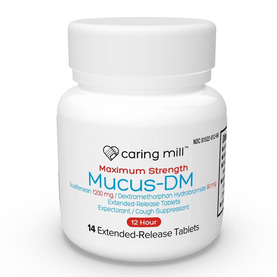 Caring Mill™ Maximum Strength Mucus-DM Extended-Release Tablets, 14 ct., , large image number 1