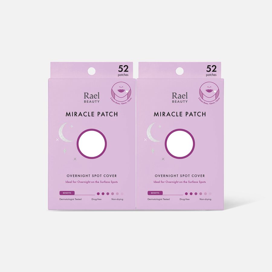 Rael Beauty Miracle Patch Overnight Spot Cover, 52 ct. (2-Pack), , large image number 0