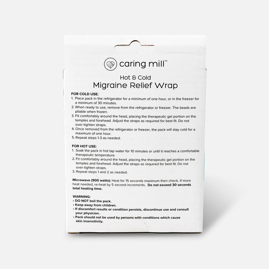 Caring Mill® Hot & Cold Migraine Relief Wrap, , large image number 1