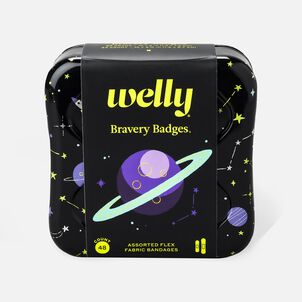 Welly Bravery Badges Space Assorted Flex Fabric Bandages - 48 ct.