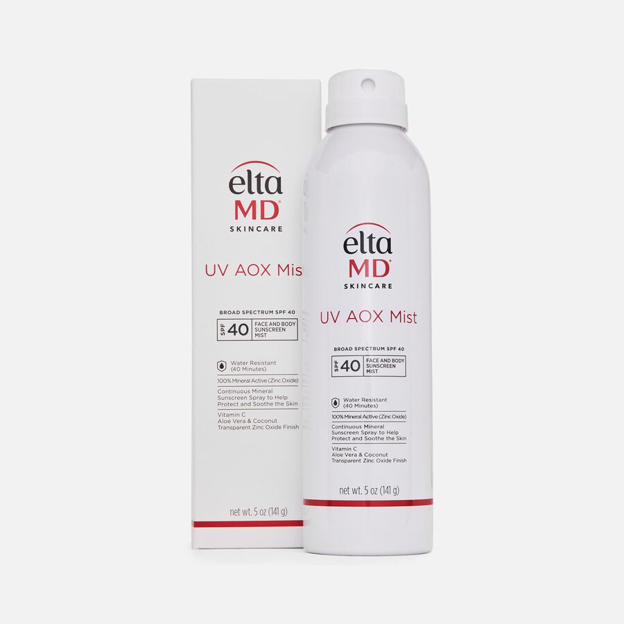 EltaMD UV AOX Mist Broad-Spectrum Mineral Face & Body Sunscreen Spray, SPF 40, 5 oz., , large image number 0