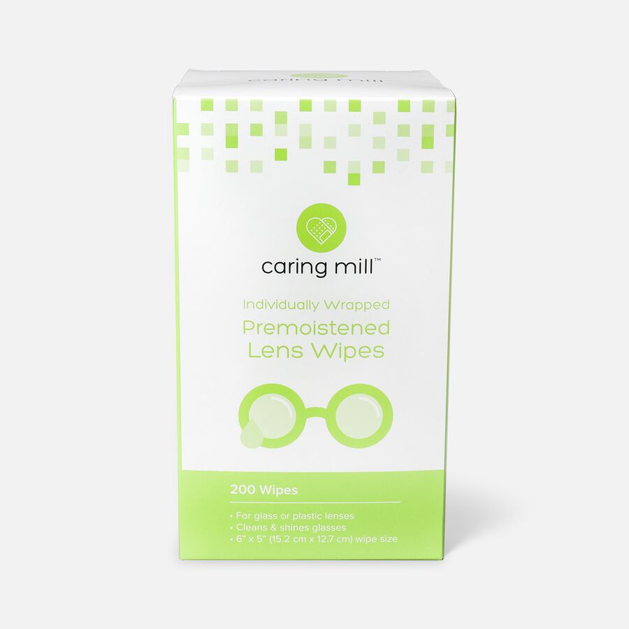 Caring Mill™ Pre-Moistened Lens Wipes, 200 ct., , large image number 0