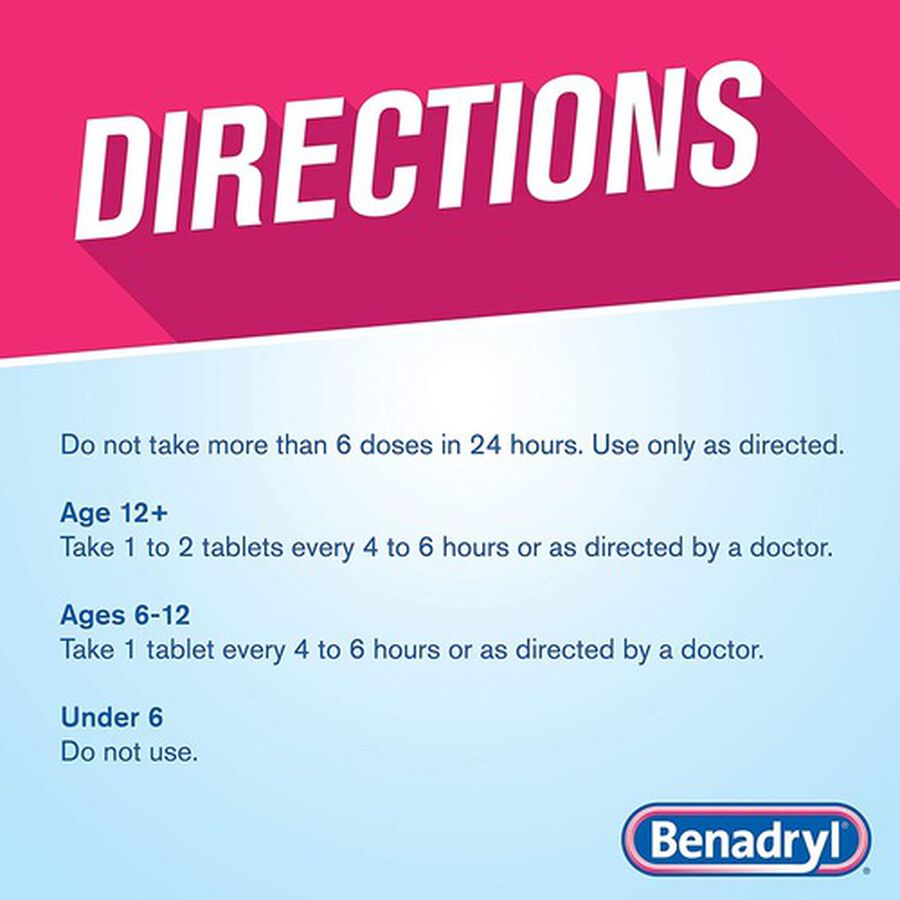 Benadryl Ultra Allergy Relief Tablets, 100 ct., , large image number 4