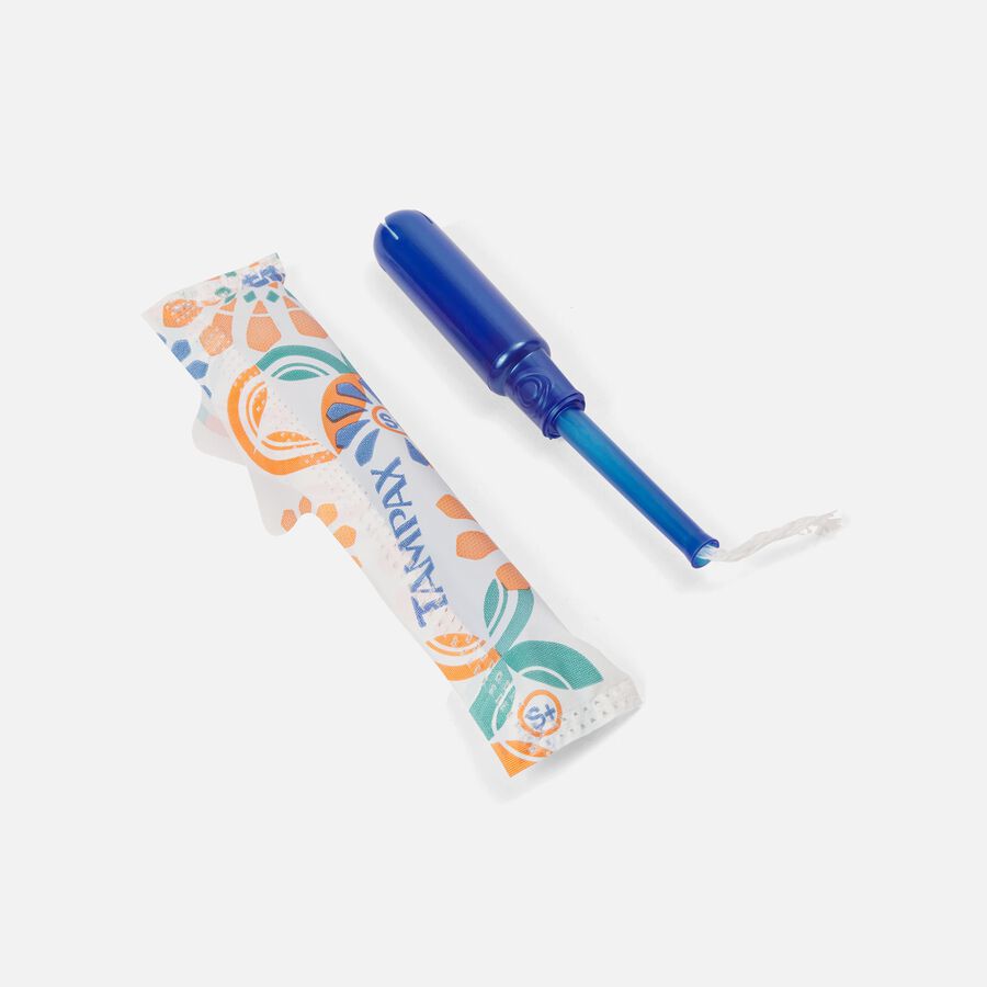 Tampax Pearl Tampons, Super + Absorbency, 18 ct., , large image number 1