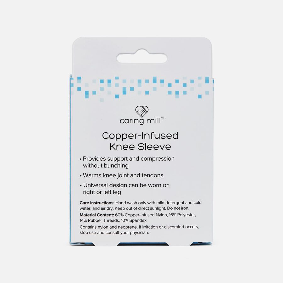 Caring Mill&trade; Copper-Infused Knee Compression Sleeve, L/XL, , large image number 2