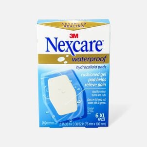 Nexcare Advanced Healing Waterproof Hydrocolloid Pads, XL - 6 ct.