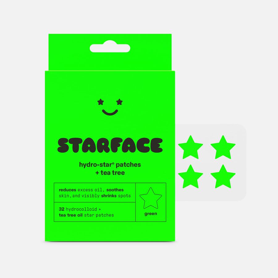 Starface Hydro-Star + Tea Tree Green Patches, 32 ct., , large image number 0