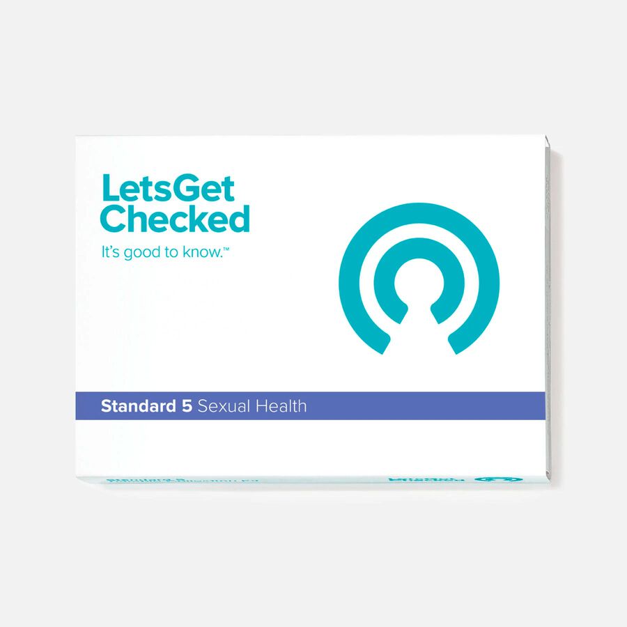 LetsGetChecked Standard 5 at Home STD Test, , large image number 0