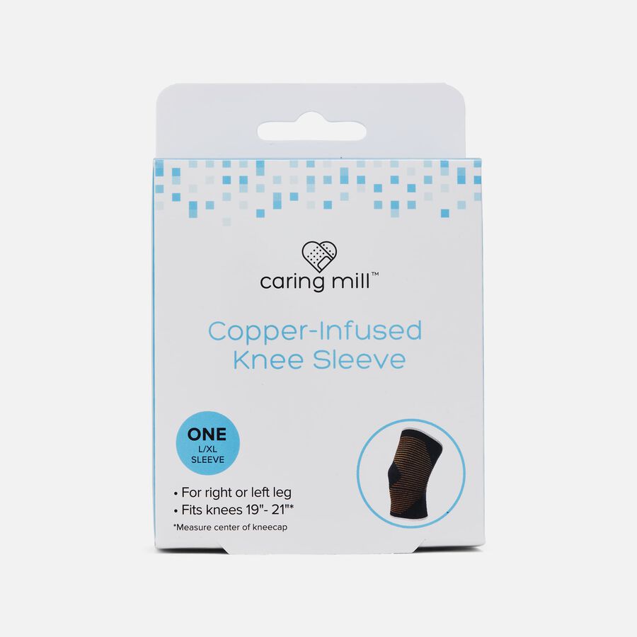 Caring Mill&trade; Copper-Infused Knee Compression Sleeve, , large image number 1