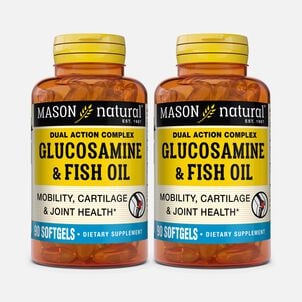 Mason Vitamins Natural Glucosamine & Fish Oil, 90 softgels (2-Pack)