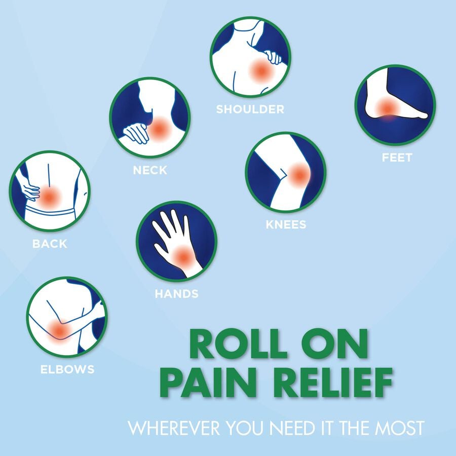 Caring Mill™ Menthol Pain Relief Roll-On Gel, 2.5 fl oz., , large image number 2