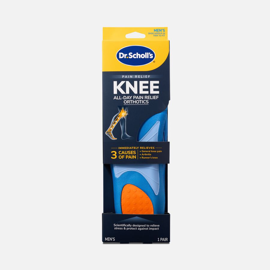 Dr. Scholl's Men's Knee Pain Relief Orthotics, Men&rsquo;s 8&ndash;14, One Pair, , large image number 0