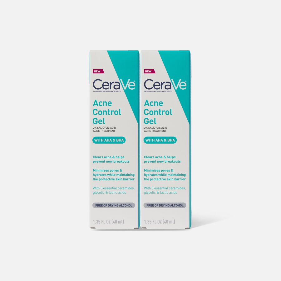 CeraVe Salicylic Acid Acne Treatment Gel (2-Pack), , large image number 0