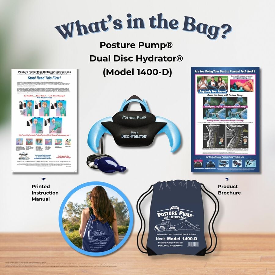 Posture Pump&reg; Dual Disc Hydrator&reg;, Relieves Neck Pain, Model 1400-D, , large image number 2