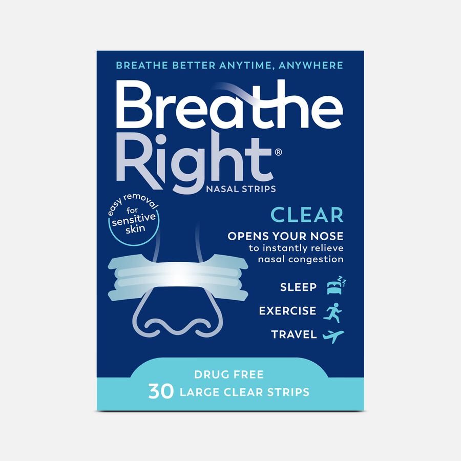 Breathe Right Strips, 30 ct., , large image number 0