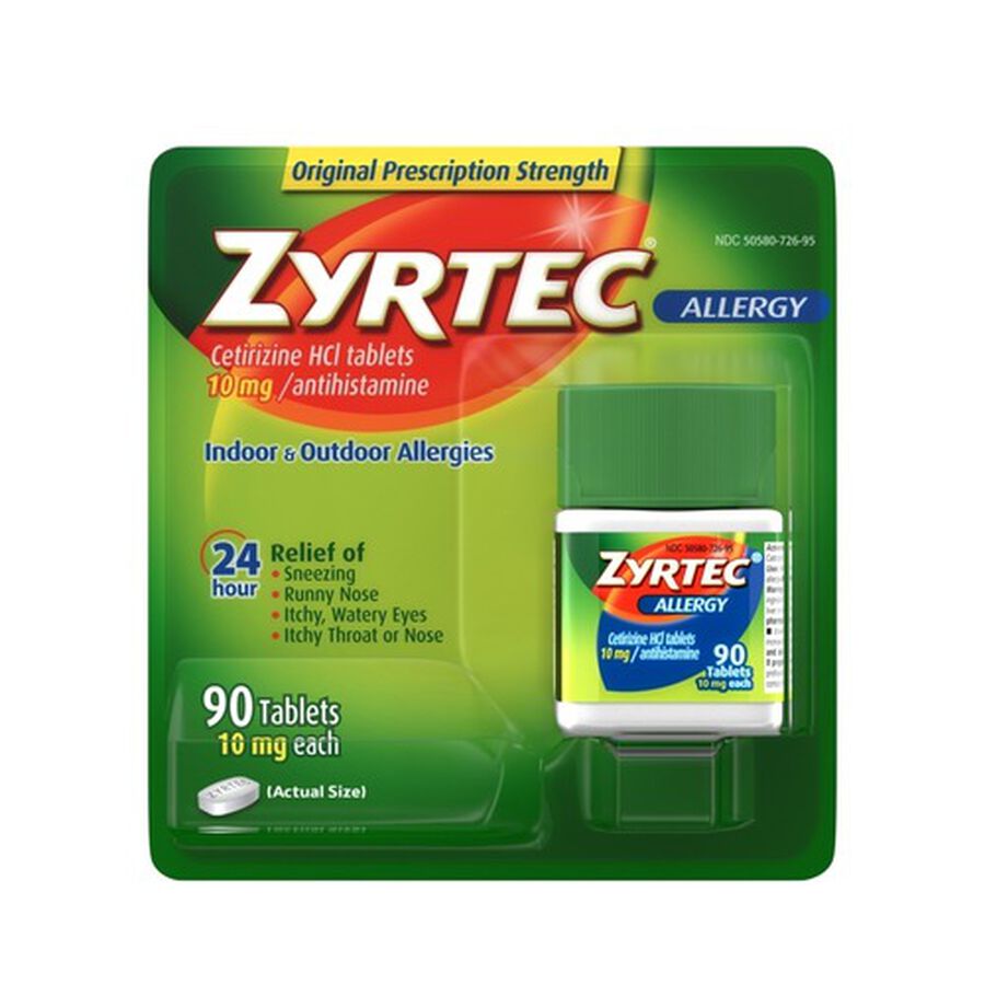 Zyrtec Adult Allergy Relief Tablets, 10mg, , large image number 2