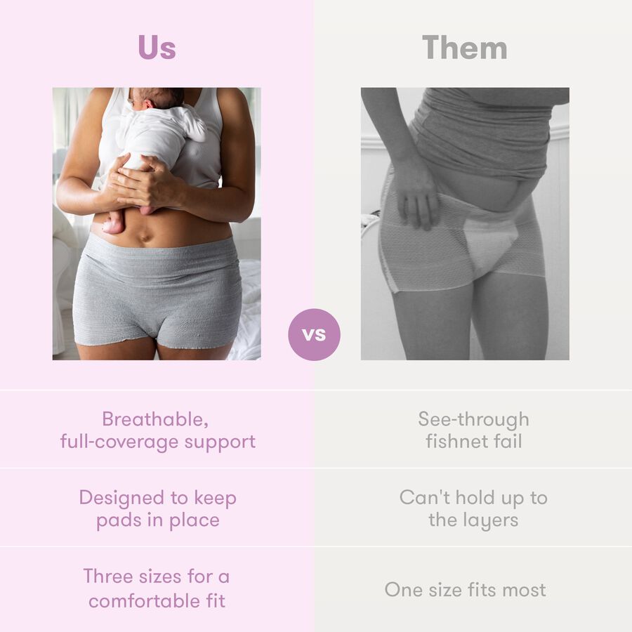 Frida Mom Boyshort Disposable Postpartum Underwear (Size Petite), , large image number 3