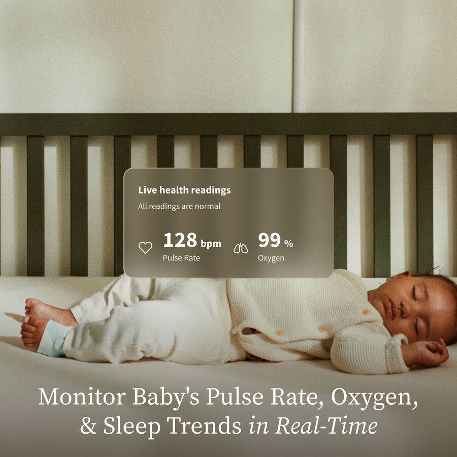 Owlet Dream Sock Baby Monitor, Mint, Mint, large image number 2