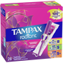 Tampax Radiant Tampons Trio Pack, Regular/Super/Super Plus Absorbency with BPA-Free Plastic Applicator and LeakGuard Braid, Unscented, 28 ct., , large image number 8