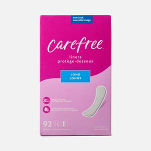 Carefree Acti-Fresh Long Pantiliners, Unscented