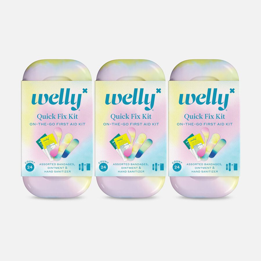 Welly Colorwash Quick Fix Kit First Aid Travel Kit - 24 ct. (3-Pack), , large image number 0