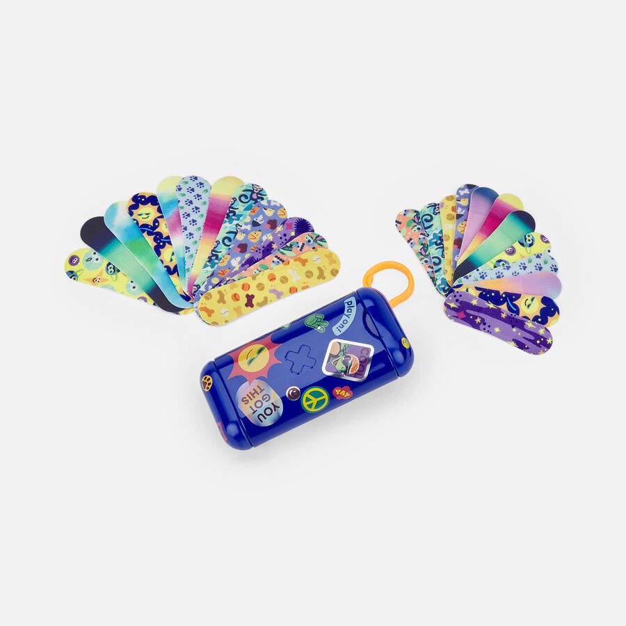 Welly Flex Fabric Bandages & Clip &lsquo;N' Go Tin, 100 ct., , large image number 1