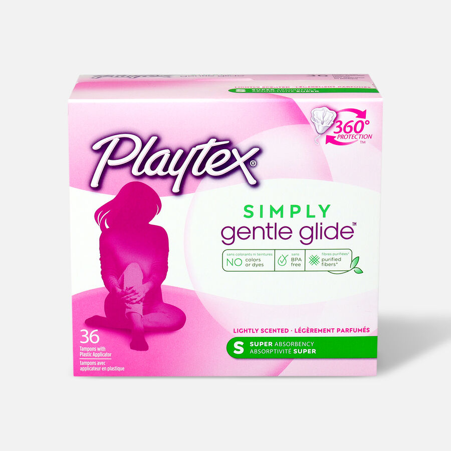 Playtex Gentle Glide Deodorant Regular Tampons, , large image number 2