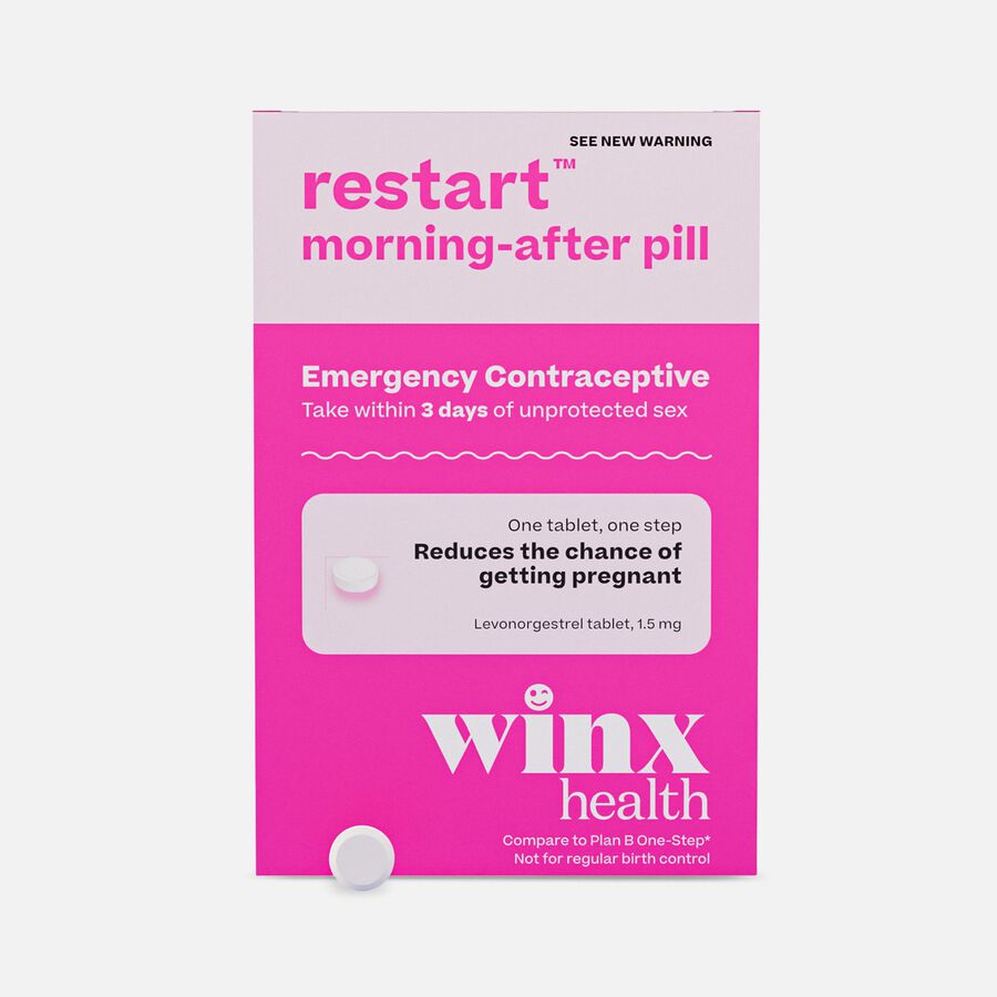 Winx Health Restart Emergency Contraceptive Morning After Pill, 1 ct., , large image number 0