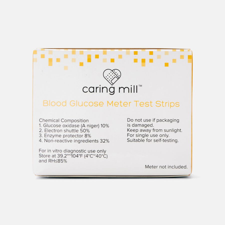 Caring Mill™ Blood Glucose Test Strips, 100 ct., , large image number 1