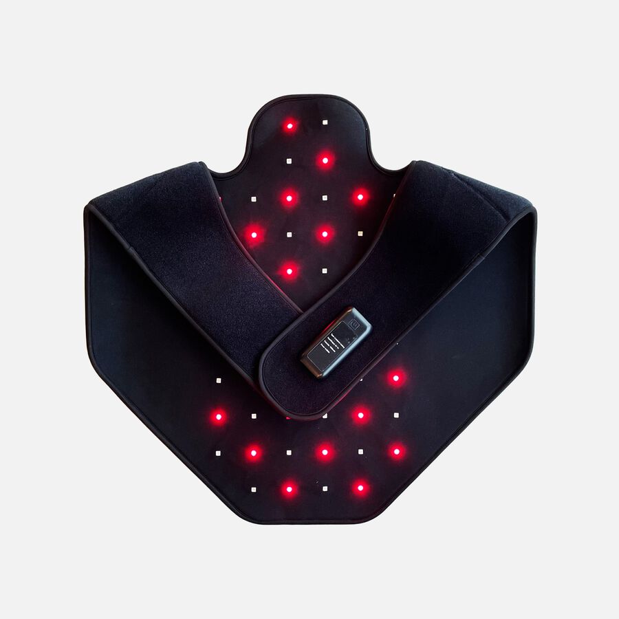 Infrared & Red-light Therapy Neck & Back Wrap &ndash; Caring Mill&trade;, , large image number 0