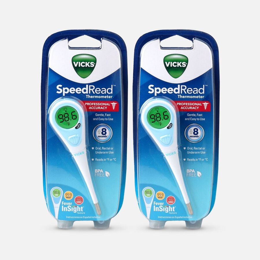 Vicks SpeedRead Digital Thermometer (2-Pack), , large image number 0