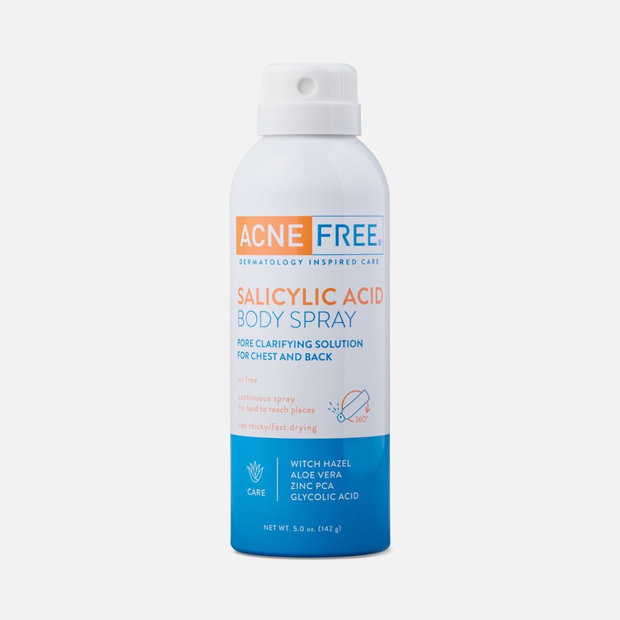 AcneFree Salicylic Acid Body Clearing Spray, 5 oz., , large image number 0