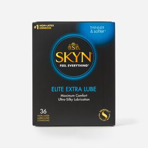 SKYN Elite Extra Lubricated Non-Latex Condom, 36 ct.
