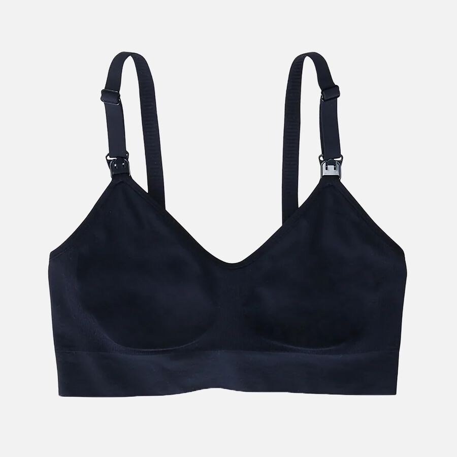 Ingrid + Isabel Basics Pumping  + Nursing Bra,  Black, Size S, , large image number 0