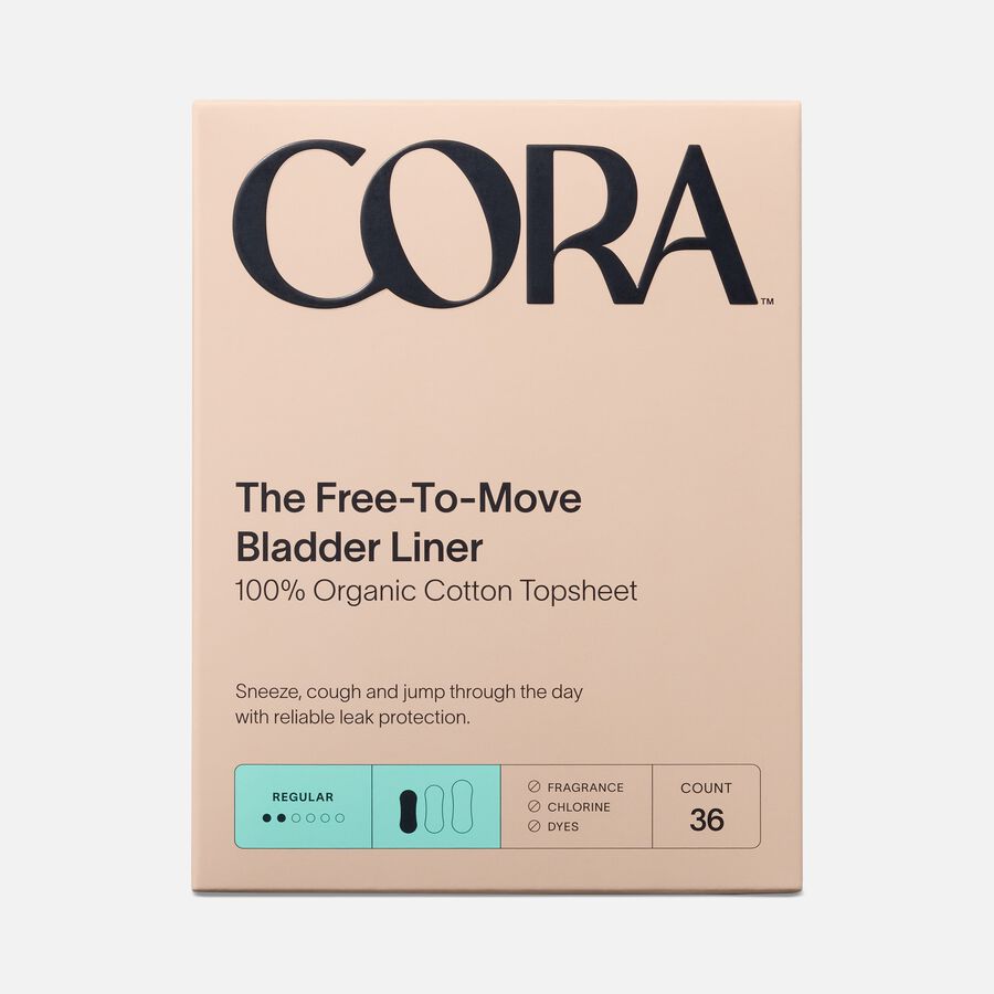 Cora Organic Bladder Regular Liners, 36 ct., , large image number 0