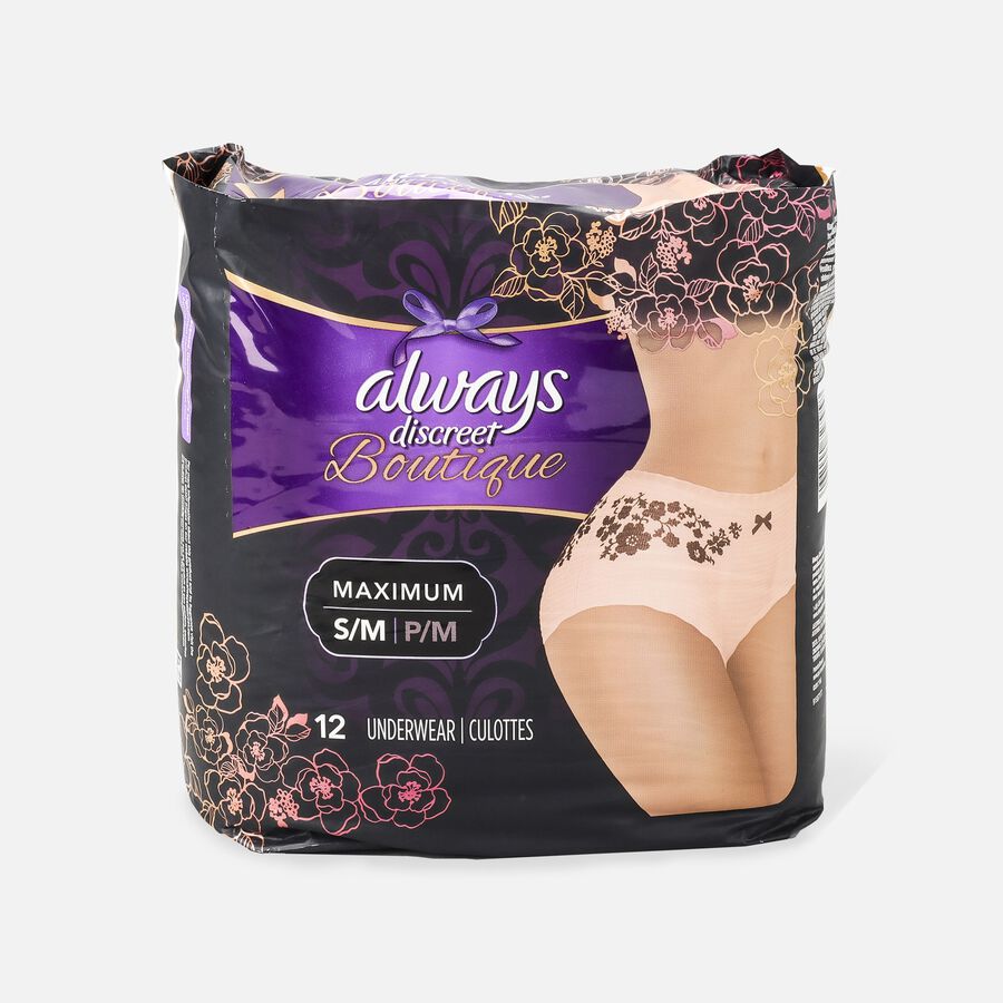 Always Discreet Boutique High-Rise Incontinence Underwear, Maximum Rosy, , large image number 0