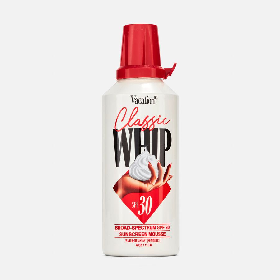 Vacation Classic Whip Sunscreen Mousse, SPF 30, 4 oz., , large image number 0